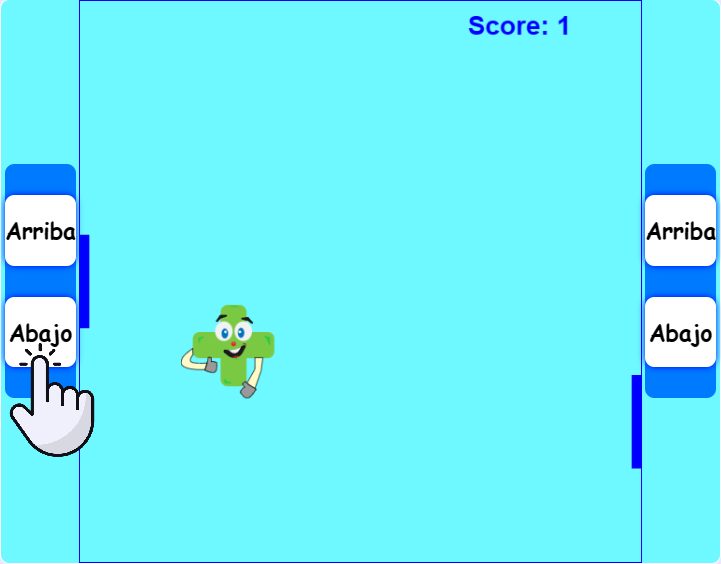 Juego de matemáticas con tenis, funciones