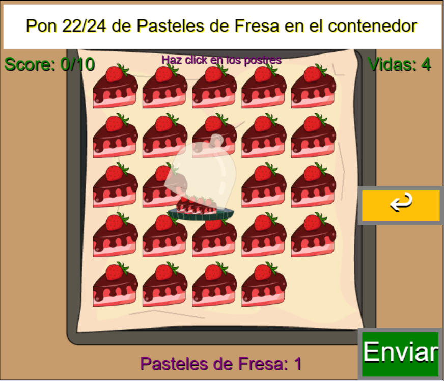 juego de matematicas mi pequeña pasteleria