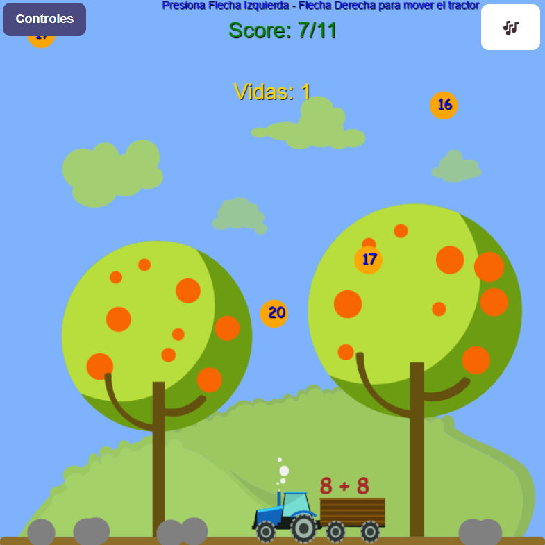 Encuentra la Suma: Juego de Matemáticas Para Niños